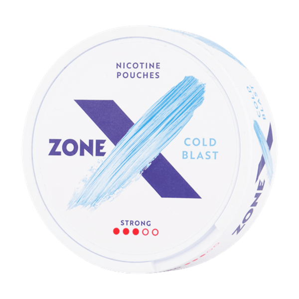 Nikotinové sáčky ZoneX Cold Blast Strong