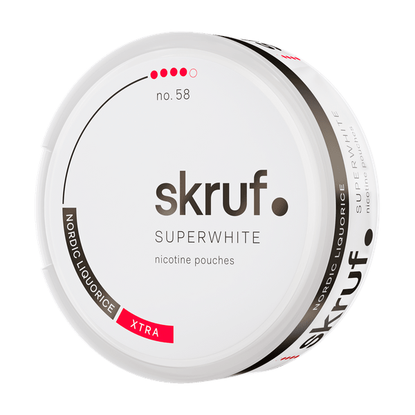 SKRUF Nordic Liquorice Xtra no 58 nikotinposer