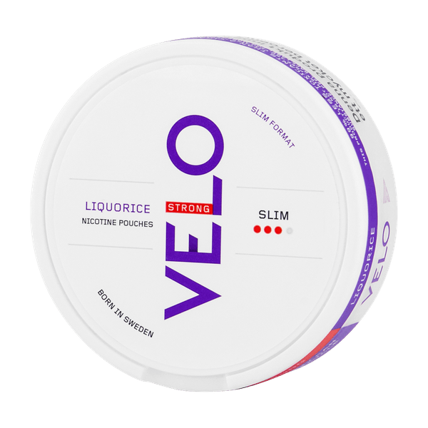 VELO Liquorice Strong Slim nikotinposer