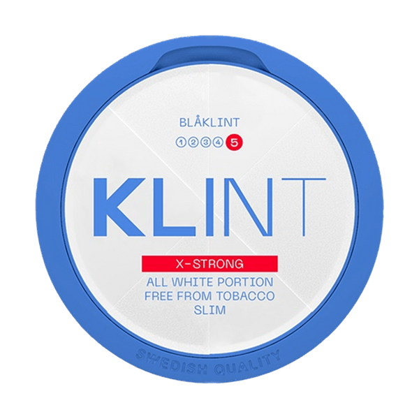 Nikotinové sáčky KLINT Blåklint Slim X-Strong