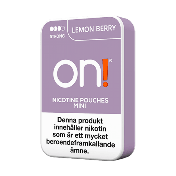 on! Lemon Berry Strong 6mg nikotinposer