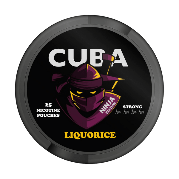 CUBA Ninja Liquorice nicotine pouches