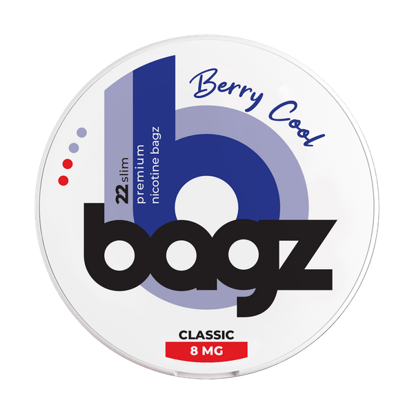 Bagz Bagz Berry Cool 8mg nikotinposer