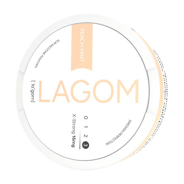 LAGOM Lagom Peach Mint 16mg nikotinposer