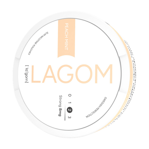 LAGOM Lagom Peach Mint 8mg nikotinposer