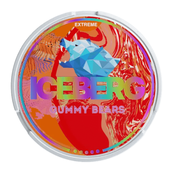 ICEBERG Gummy Bears Extreme nikotino maišeliai