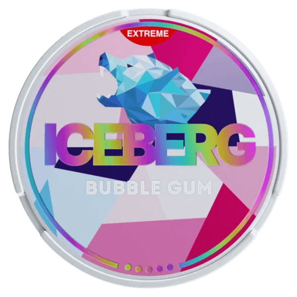 ICEBERG Bubble Gum Extreme nikotino maišeliai