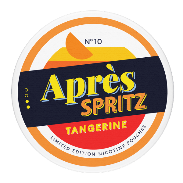 Après Tangerine Spritz nikotino maišeliai