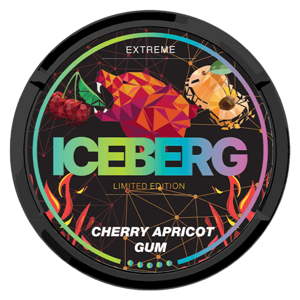 ICEBERG Iceberg Cherry Apricot Gum Extreme nikotinposer