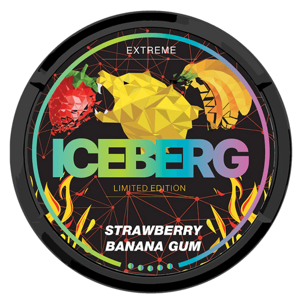 ICEBERG ICEBERG Strawberry Banana Gum Extreme nikotinposer