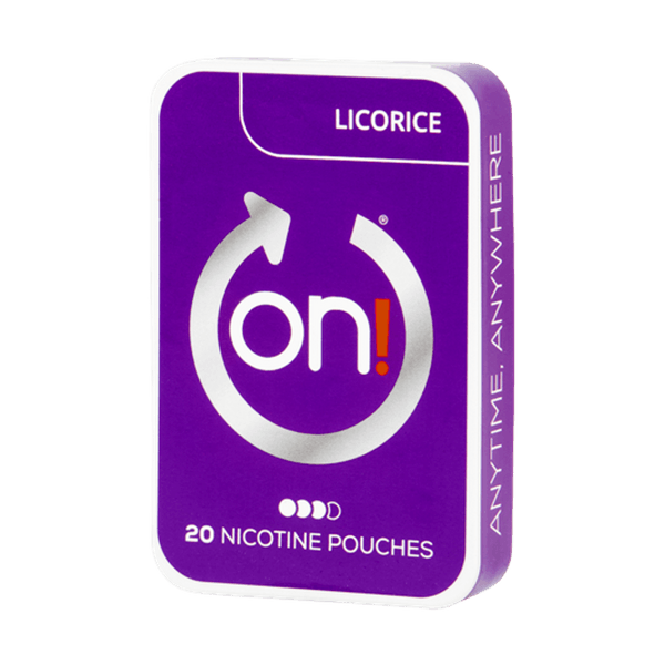 on! Liquorice Mini Dry 6mg nikotinposer