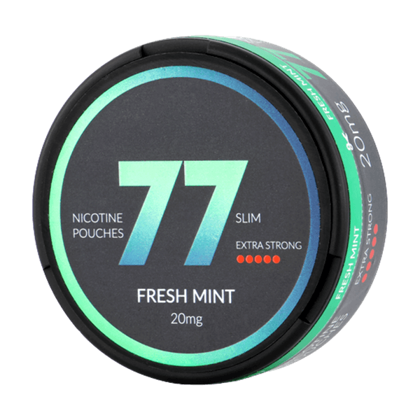 77 Fresh Mint Medium nikotino maišeliai