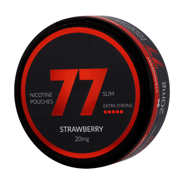 77 77 Strawberry Medium nikotinposer